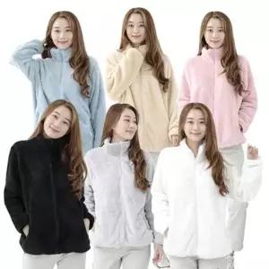 여성 후리스 집업 점퍼 겨울 여자 플리스 빅사이즈 보아털 겨울점퍼 커플