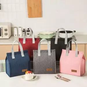 [하프클럽/]보온 보냉 사각 찍찍이 쿨러백 도시락 나들이 가방