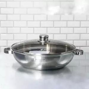 전골냄비 키친아트 인덕션 찌게 냄비 스텐 통5중 32cm 알루미늄냄비