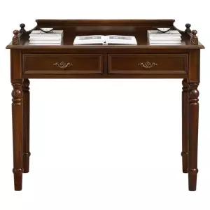 원목 엔틱 책상 클래식 블랙 테이블 빈티지 유럽풍