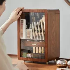 원목 정리함 정리대 화이트 향수 소품 수납 트레이