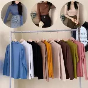 [SBD] 스웨터 반폴라 슬림핏 목폴라 터틀넥 니트 반목니 티