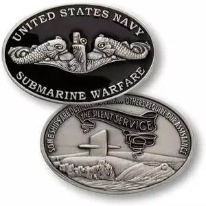 미 해군 잠수함 전쟁 입대 챌린지 코인