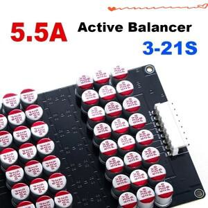 5.5 액티브 밸런서 이퀄라이저 리튬 이온 LiFePo4 LTO 18650 배터리 팩 저장 에너지 전송 보드 커패시터