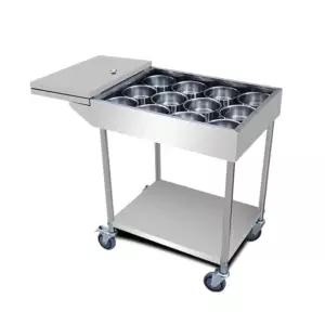 배식 카트 식당카 주방 조미료 업소용 양념통 배식카트