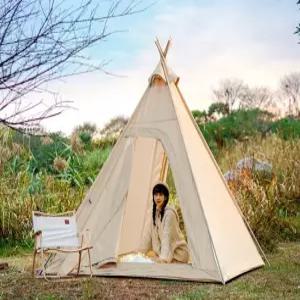 삼각 피라미드 텐트 대형 인디언 실내 캠핑 야외용