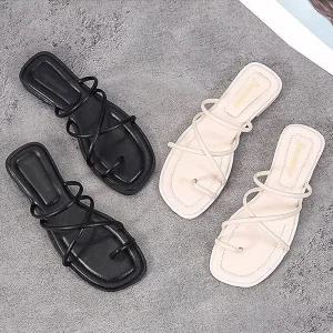 스트랩라인슬리퍼 여름 쪼리 데일리 푹신 여성슈즈 쪼리 쿠션슬리퍼