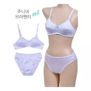 [하프클럽/]주니어2단계초등학생 B컵 브라팬티세트 10대