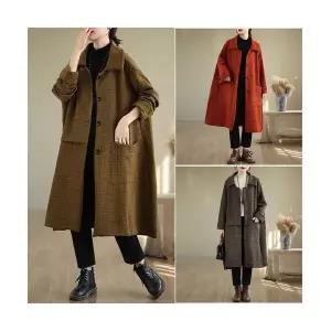 롱 여사친 가을 가디건 하프코트 야상 루즈핏 빅사이즈 KS3