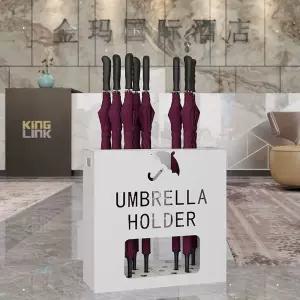 웰컴 우산꽂이 카페 36x13x41cm 화이트 현관