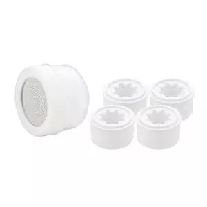 [NS홈쇼핑]욕실의여왕 밀키 세면대용 수전 녹물 필터 샤워기 헤드+리필 4개...