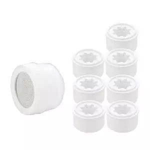 [NS홈쇼핑]욕실의여왕 밀키 세면대용 수전 녹물 필터 샤워기 헤드+리필 7개...