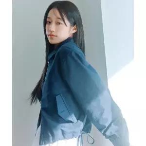 [LEE]우먼 스트링 코튼 블루종 자켓 네이비 LE2601JK61NA 744859