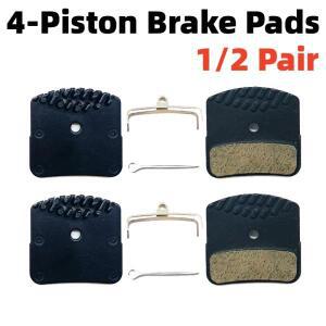 MTB 자전거 수지 브레이크 패드 4 피스톤 Shimano BR-M7120 M8120 MT420 Saint ZEE M640 Q13RS Q11TS Q10Y