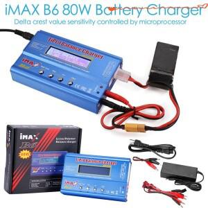 IMAX B6 80W Lipo 밸런스 충전기 15V 전원 공급 장치 옵션 포함 NiMh 리튬 이온 Ni-Cd 디지털 배터리