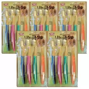 호텔용 손과손 나노칫솔 업소용 가정용 손님용 휴대용 20개