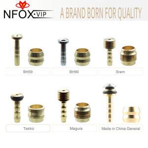 오일 브레이크 올리브 헤드 바늘 구리 슬리브 BH90 파이프 절단 Magula AVID 자전거 액세서리 부품 Xod Goo