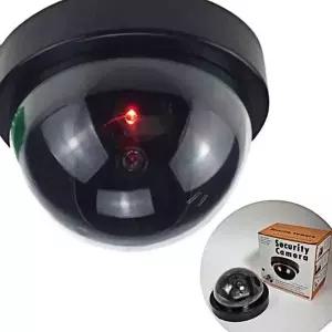 [하프클럽/]자동센서 감시카메라 모형 부착형 모형 실외 CCTV