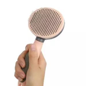 슬리커 고양이빗 강아지빗 원터치 펫 브러쉬