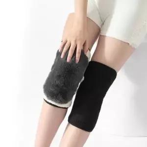남자 여자 두툼 융털 뽀글이 안감 겨울 무릎 시림 방지 방한 무릎 보호대