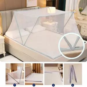 간편 원터치 사각 폴딩 야외 캠핑 침대 모기장 모기장 캠핑모기장