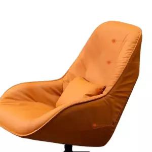 인용소파 라운지 수유 푹 릴렉스 의자 빈티지 거실 오렌지