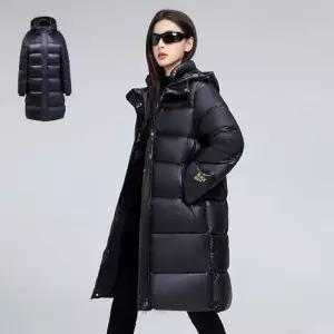 세련된 롱패딩 하이넥 겨울 아우터