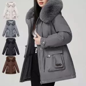 누빔 안감 퍼카라 겨울 패딩 점퍼