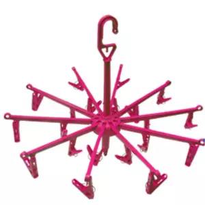 원룸 양말 속옷 원형 미니건조대 대형20구 집게걸이 미니건조대 고정집게