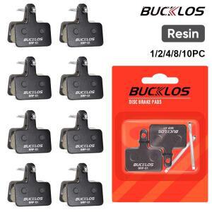 BUCKLOS 자전거 유압 디스크 송진 브레이크 패드, 시마노 MT200 B01S 용, 내마모성, 내구성, 1 PC, 2 4 6 8