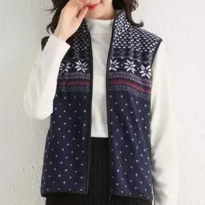 여권지갑 양면인화 베스트 보온조끼 플리스 차이나넥