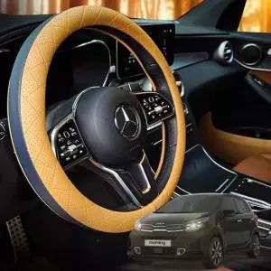 TBZ 더뉴모닝 엠보싱 가죽 순정형 그립 핸들커버