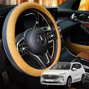 TBZ 싼타페TM 엠보싱 가죽 순정형 그립 핸들커버 핸들커버