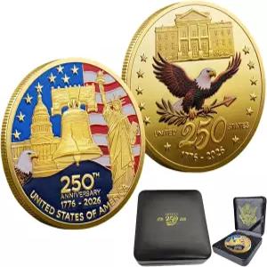 250주년 챌린지 기념 아메리칸 이글 애국 디자인 상품 250 수집 가능한 A