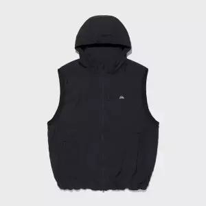 리 경량 후드 베스트 블랙 3862946 1968877