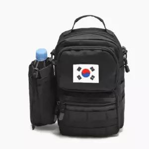 군용가방 해외여행 여행용 크로스백 태극기 와펜 물병 파우치 도난방지 가방