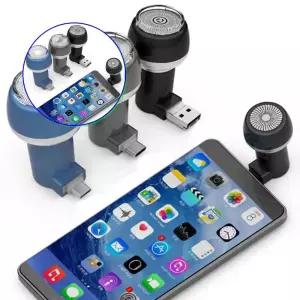 쌍문상회 지금 필요한 차량용면도기 휴대용 스마트폰 USB 5핀 C타입 미니