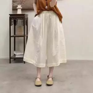 여친 바지 면 여름 캐주얼 밴딩 사 7부 MF2