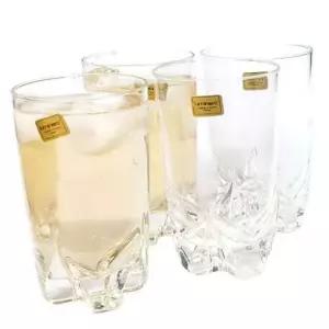 술컵 유리 맥주컵 맥주잔 술잔 글라스 쥬스컵 330ml 4p 유리글래스