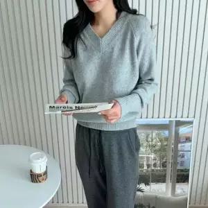 안감 기모 따뜻한 밴딩 세미 팬츠 겨울 바지 여성 여자카고바지