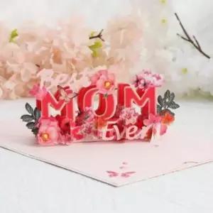 [문구/오피스] 2장 3D 입체 맘카드 서프라이즈 부모님 생신 축하 기념 카드