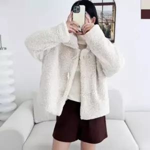 [SBD] 여자 점퍼 떡볶이단추 SH1196 KYI 복실이 누빔안감 양털