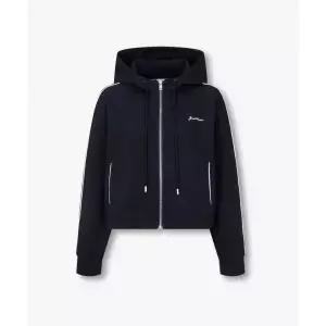 GCUT 배색 핀 디테일 후디 점퍼_다크 네이비_7225320701 118407