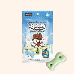 [반려] 브로콜리 40g 20개묶음 강아지 비스켓 멍스켓 소고기