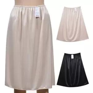 [에스에스_63](뵈뵈)새틴질감 무지 여성 속치마 롱속치마