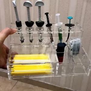 치과 보관함 거치대 레진 보관상자 본딩 재료 정리함