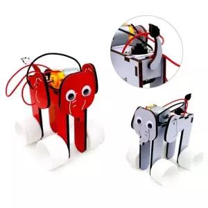 [미래과학] 병뚜껑진동동물로봇만들기 코끼리 x 5세트 자원재활용 리 사이클링 학교