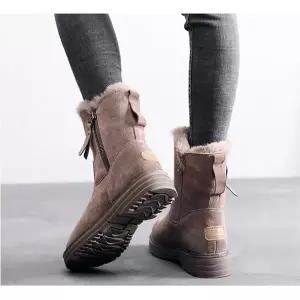 깜도리1 모던 여사친 겨울 방한 보온 털 안감 장화 부츠 신발 슈즈