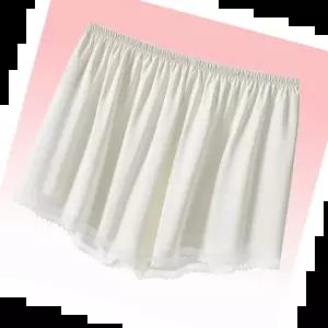 3부속바지 WL 슬립 학생 교복 사각팬티 여학생 웨딩 가벼운 속치마