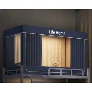 2층 침대 캐노피 커튼 이층침대 방수 무타공 프레임 밀폐형 모기장 아이방 이층 벙커침대